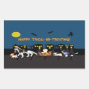 Recherche de halloween rectangles autocollants Animaux