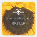 Recherche de de tournesol mariage autocollants Ferme