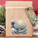 Recherche de ukiyo e autocollants Grande vague