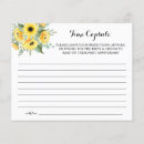 Recherche de douche nuptiale de tournesol conseil cartes Fleurs