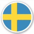 Recherche de la suède autocollants Drapeau