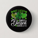 Recherche de trèfle chanceux badges Anniversaire