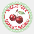 Recherche de motif de cerise autocollants Fruit
