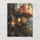 Recherche de gnome champignon cartes postales Nature