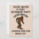 Recherche de bigfoot party invitations Drôle