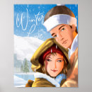 Recherche de saison des vacances posters Flocons de neige