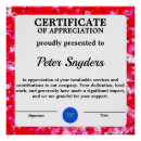 Recherche de certificat posters Appréciation