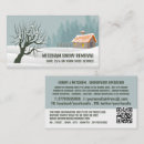 Recherche de neige cartes visite Client(e)