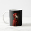 Recherche de peinture de chien tasses Rouge