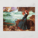 Recherche de miranda cartes postales John william waterhouse