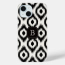 Recherche de tribu iphone coques Noir et blanc