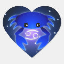 Recherche de coeur grec autocollants Bleu