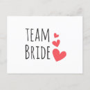 Recherche de pour une jeune mariée cartes postales Équipe de la mariée