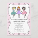 Recherche de ballet 11x16 invitations Fille