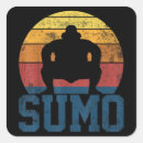 Recherche de lutteurs autocollants Sumo