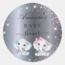 Recherche de nom de bébé autocollants Rose