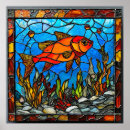 Recherche de poisson rouge art Océan