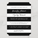 Recherche de black and white mariage invitations Moderne