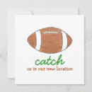 Recherche de nouvel emplacement invitations Déménagement