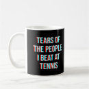 Recherche de joueur de tennis tasses Amoureux du tennis