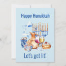 Recherche de drôle hanukkah cartes Menorah