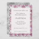 Recherche de rouge et argent invitations Romantique