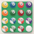 Recherche de boule billard de dessous de verres Piscine