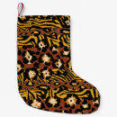 Recherche de tigre chaussette de noël Motif