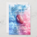 Recherche de sports gender reveal invitations Football