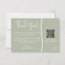 Recherche de qr code vœux cartes Vert sauge