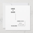 Recherche de couples de silhouette invitations Minimaliste