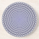 Recherche de illusion optique dessous de verres Bleu