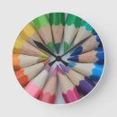 Recherche de de crayon horloges Couleurs
