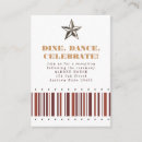 Recherche de étoile texas invitations Rustique