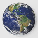 Recherche de monde globe horloges Bleu