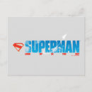 Recherche de héros de bande dessinée cartes postales Man of steel