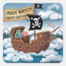 Recherche de bateau pirate autocollants Drapeau