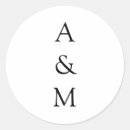 Recherche de caractère autocollants Minimaliste