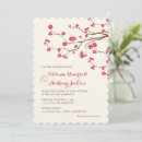 Recherche de vintage japonaise invitations Rouge
