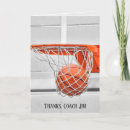 Recherche de d équipe basket vœux cartes Entaîneur