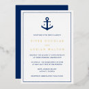 Recherche de ancre nautique invitations Élégant