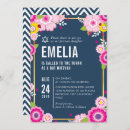 Recherche de rose filles bar bat mitzvah invitations Pour enfants