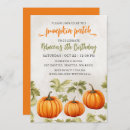 Recherche de citrouille mignon invitations Orange