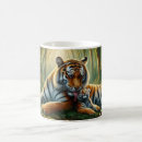 Recherche de peintures de jungle tasses Tigre