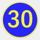 Recherche de numéro 30 autocollants Nombre