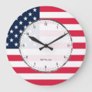 Recherche de drapeau américain rond horloges 4 juillet