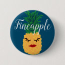 Recherche de ananas drôle badges Fruit