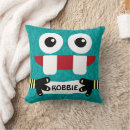 Recherche de petit monstre coussins Nom
