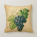Recherche de raisins vintages coussins Rouge