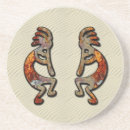 Recherche de pétroglyphe dessous de verres Désert